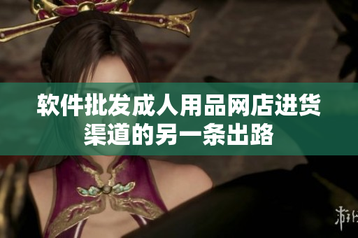 软件批发成人用品网店进货渠道的另一条出路
