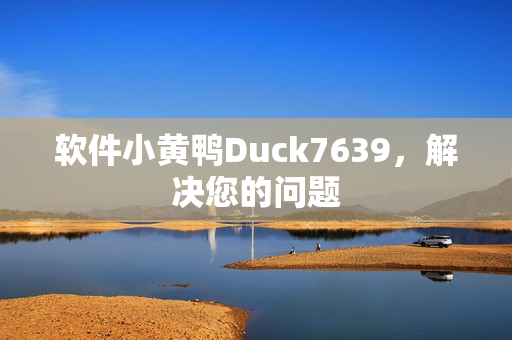 软件小黄鸭Duck7639，解决您的问题