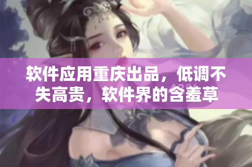 软件应用重庆出品，低调不失高贵，软件界的含羞草