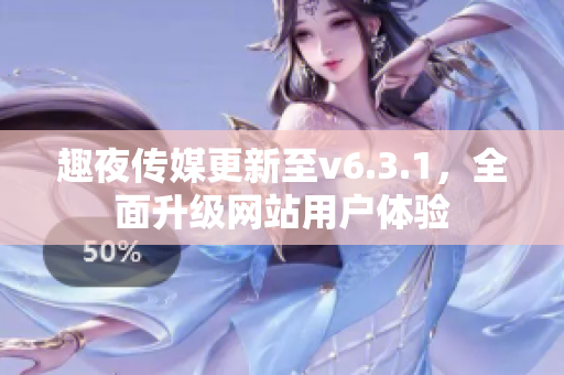趣夜传媒更新至v6.3.1，全面升级网站用户体验