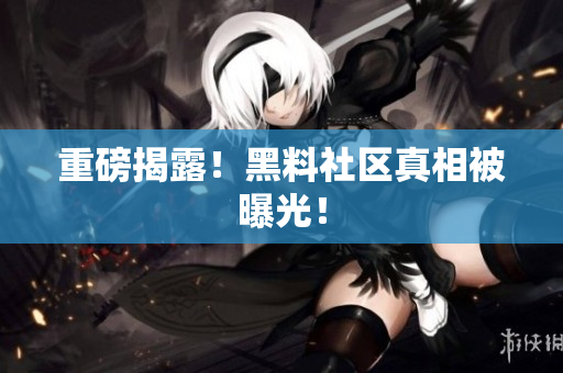 重磅揭露！黑料社区真相被曝光！
