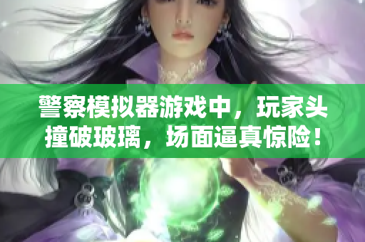警察模拟器游戏中，玩家头撞破玻璃，场面逼真惊险！