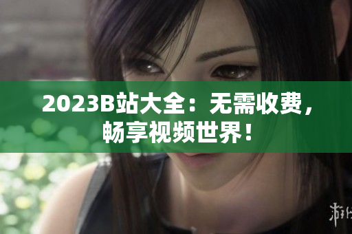 2023B站大全：无需收费，畅享视频世界！