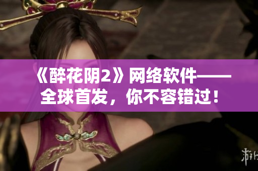 《醉花阴2》网络软件——全球首发，你不容错过！
