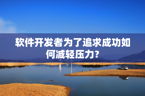 软件开发者为了追求成功如何减轻压力？