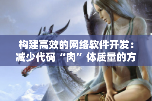 构建高效的网络软件开发：减少代码“肉”体质量的方法