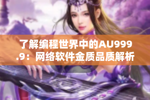 了解编程世界中的AU999.9：网络软件金质品质解析