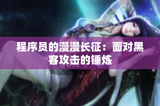 程序员的漫漫长征：面对黑客攻击的锤炼