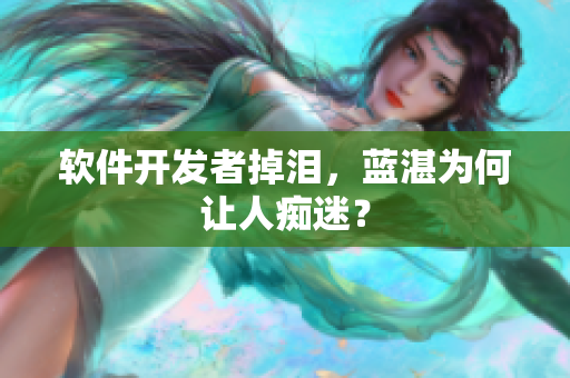 软件开发者掉泪，蓝湛为何让人痴迷？