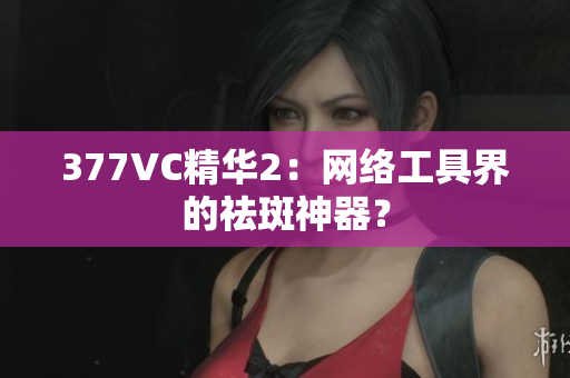 377VC精华2：网络工具界的祛斑神器？