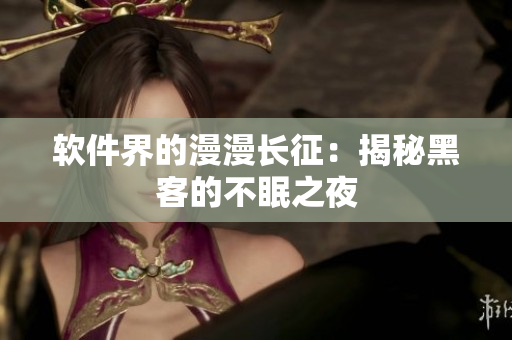 软件界的漫漫长征：揭秘黑客的不眠之夜