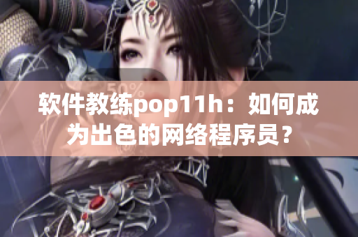 软件教练pop11h：如何成为出色的网络程序员？