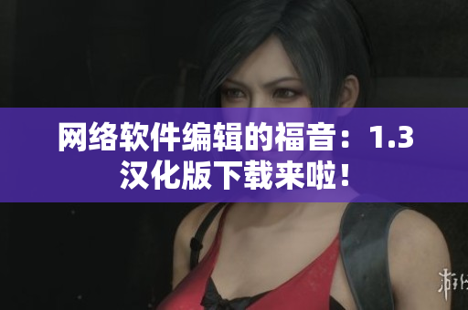 网络软件编辑的福音：1.3汉化版下载来啦！