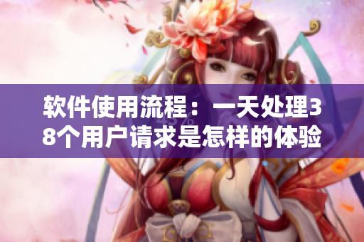 软件使用流程：一天处理38个用户请求是怎样的体验？