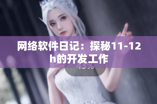 网络软件日记：探秘11-12h的开发工作