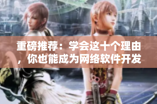 重磅推荐：学会这十个理由，你也能成为网络软件开发高手！