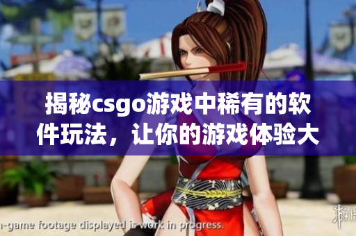 揭秘csgo游戏中稀有的软件玩法，让你的游戏体验大不同！