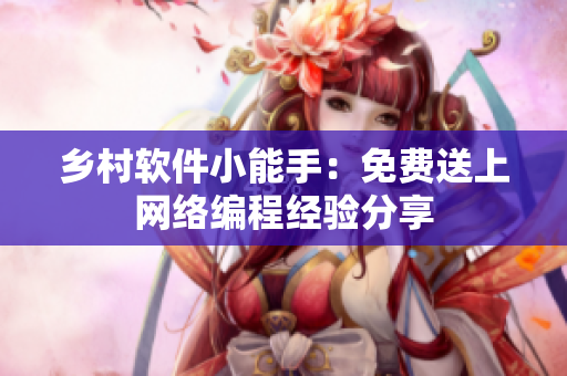 乡村软件小能手：免费送上网络编程经验分享