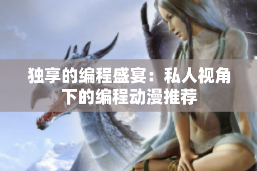 独享的编程盛宴：私人视角下的编程动漫推荐
