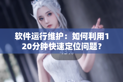软件运行维护：如何利用120分钟快速定位问题？