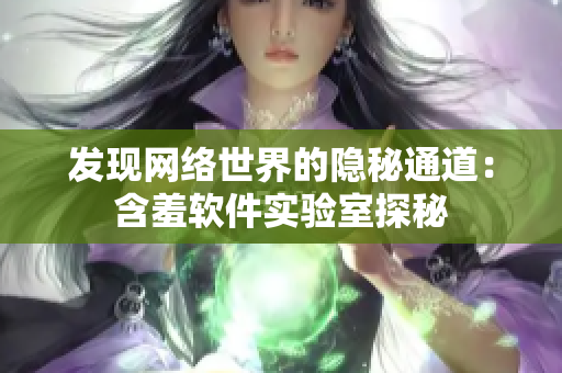 发现网络世界的隐秘通道：含羞软件实验室探秘