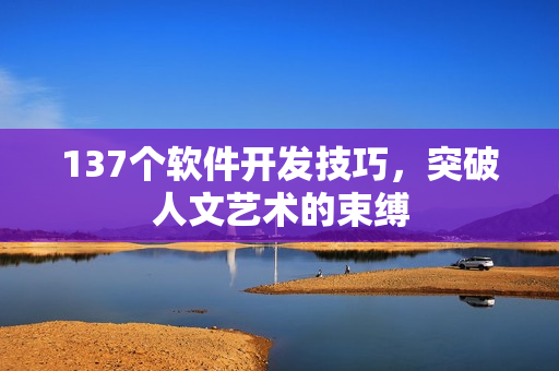 137个软件开发技巧，突破人文艺术的束缚