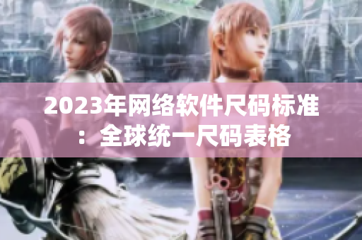 2023年网络软件尺码标准：全球统一尺码表格