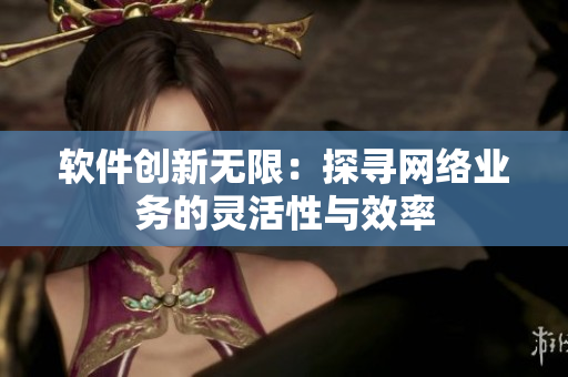 软件创新无限：探寻网络业务的灵活性与效率