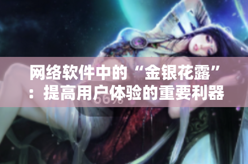 网络软件中的“金银花露”：提高用户体验的重要利器
