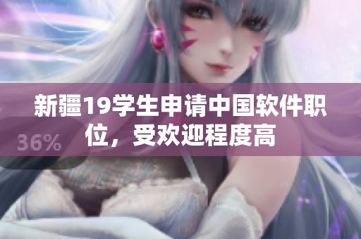 新疆19学生申请中国软件职位，受欢迎程度高