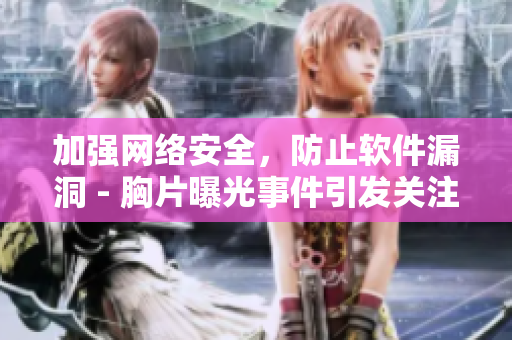 加强网络安全，防止软件漏洞 - 胸片曝光事件引发关注