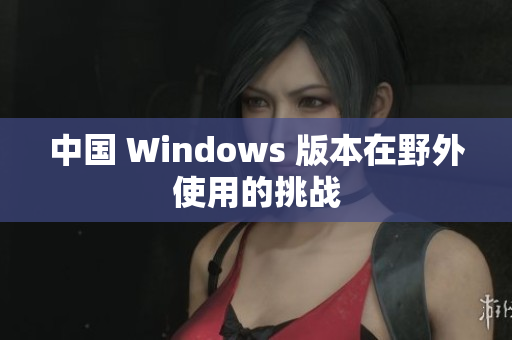 中国 Windows 版本在野外使用的挑战