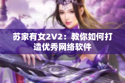 苏家有女2V2：教你如何打造优秀网络软件