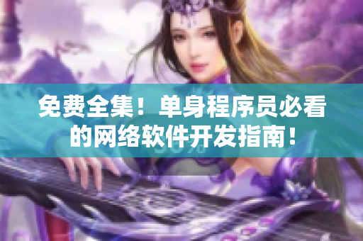 免费全集！单身程序员必看的网络软件开发指南！