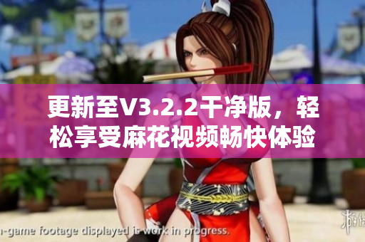 更新至V3.2.2干净版，轻松享受麻花视频畅快体验