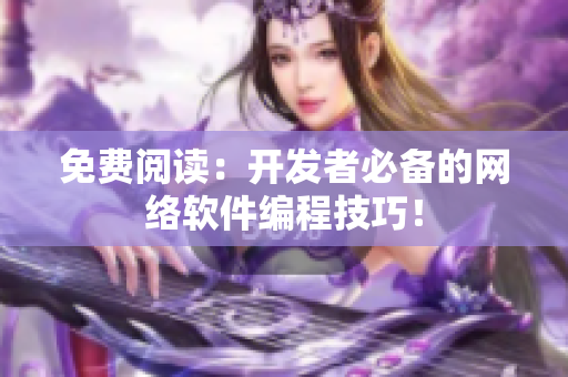 免费阅读：开发者必备的网络软件编程技巧！