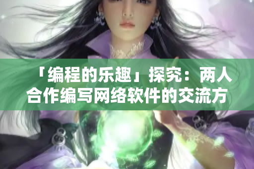「编程的乐趣」探究：两人合作编写网络软件的交流方法