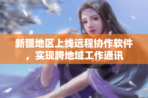 新疆地区上线远程协作软件，实现跨地域工作通讯