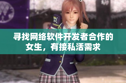 寻找网络软件开发者合作的女生，有接私活需求