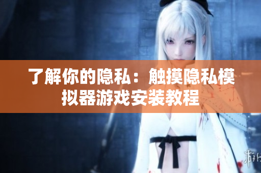 了解你的隐私：触摸隐私模拟器游戏安装教程