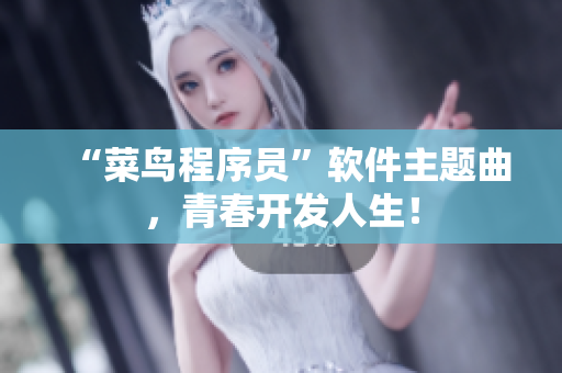“菜鸟程序员”软件主题曲，青春开发人生！