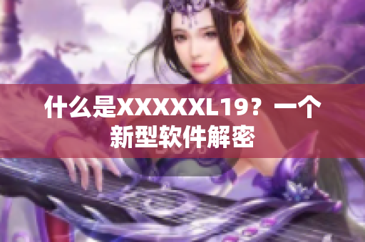 什么是XXXXXL19？一个新型软件解密