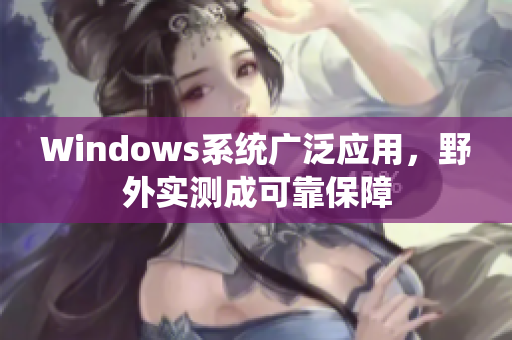 Windows系统广泛应用，野外实测成可靠保障
