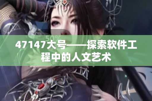 47147大号——探索软件工程中的人文艺术