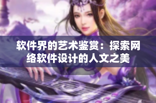 软件界的艺术鉴赏：探索网络软件设计的人文之美