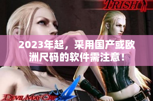 2023年起，采用国产或欧洲尺码的软件需注意！