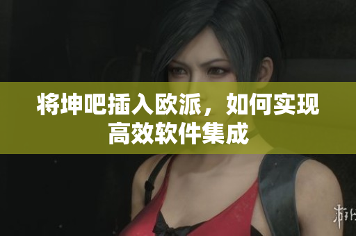 将坤吧插入欧派，如何实现高效软件集成