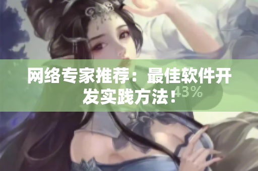 网络专家推荐：最佳软件开发实践方法！