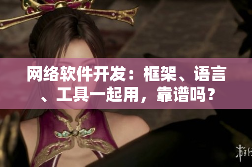 网络软件开发：框架、语言、工具一起用，靠谱吗？