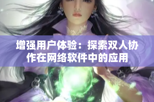 增强用户体验：探索双人协作在网络软件中的应用